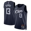 Dres Los Angeles Clippers Paul George Nike 2023-24 City Edition Navy Swingman